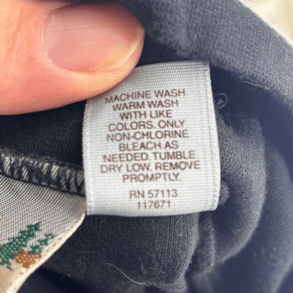 Eastern Mountain Sports Black Heavy Turtleneck Womens L Painted Dream Catcher - Picture 5 of 6